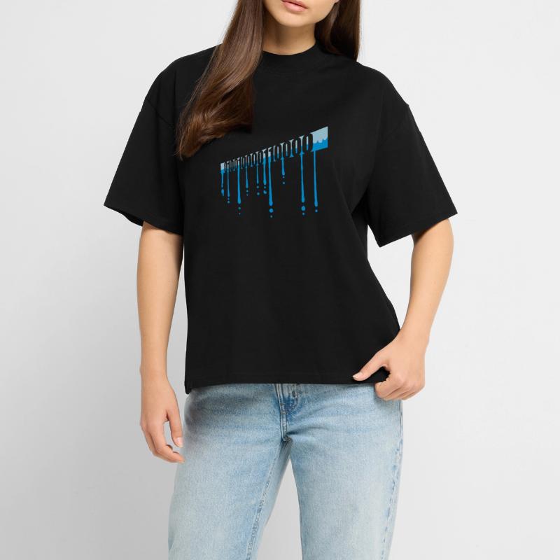 Binary Code Program Language  RELAXED FIT Unisex Organic T-Shirt