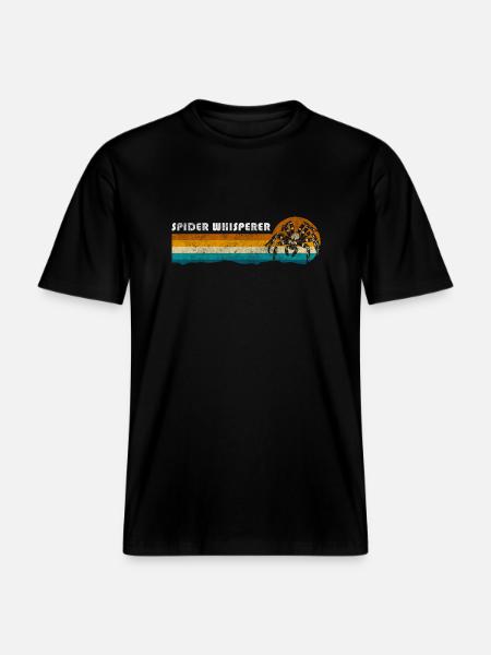 Spiders Pet - RELAXED FIT Unisex Organic T-Shirt - black
