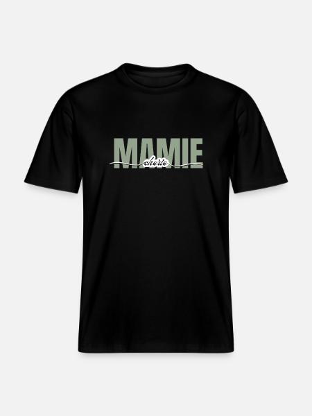 Granny Darling - Grandma Gift - RELAXED FIT Unisex Organic T-Shirt - black