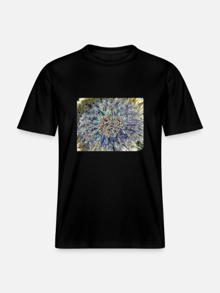 Dandelion, A731878 - RELAXED FIT Unisex Organic T-Shirt - black
