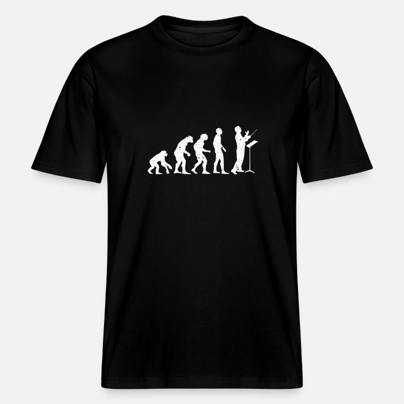EVOLUTION CONDUCTEURS! -  T-shirt unisexe RELAXED FIT en coton bio - noir