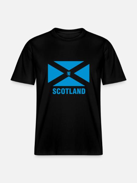 Scotland_logo1 - RELAXED FIT Unisex Organic T-Shirt - black