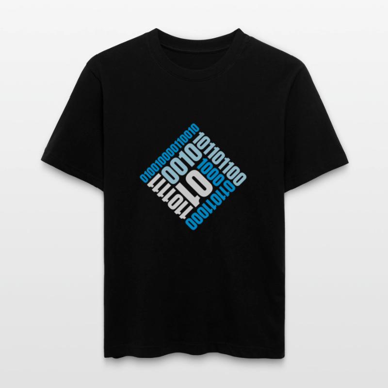 Langage de programme de code binaire  T-shirt unisexe RELAXED FIT en coton bio