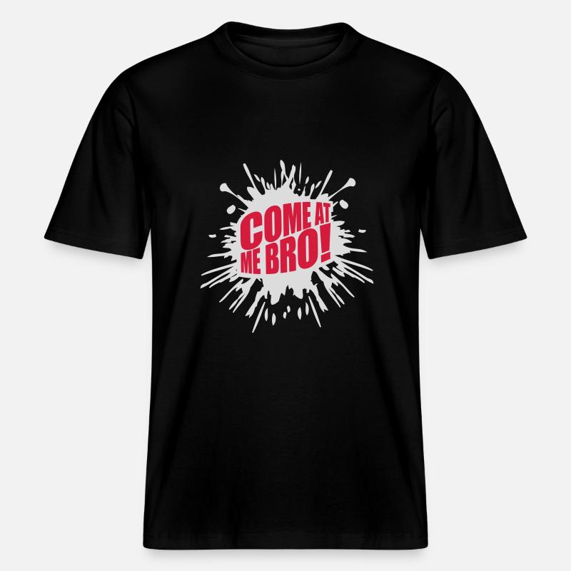 Viens à moi bro - T-shirt unisexe RELAXED FIT en coton bio - noir
