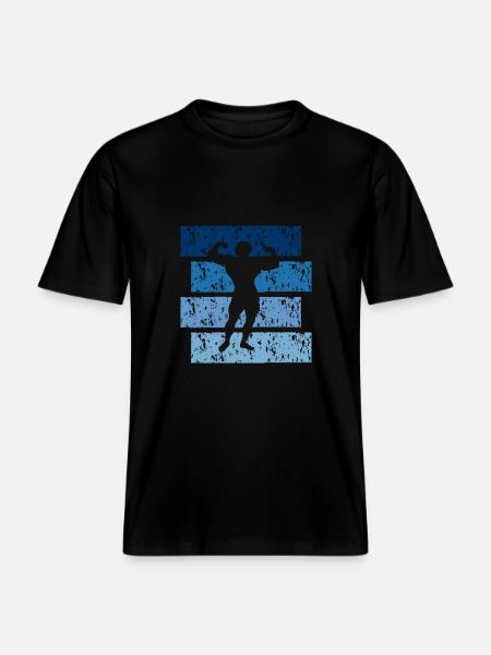 Bodybuilding gift Vintage -  RELAXED FIT Unisex Organic T-Shirt - black