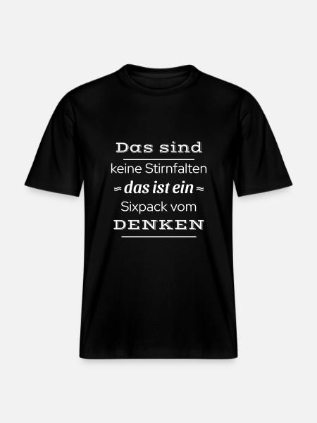 Funny funny sayings -  RELAXED FIT Unisex Organic T-Shirt - black