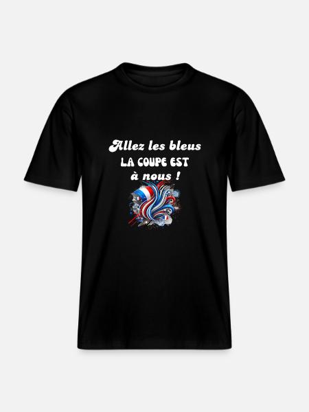 The cup is ours! - RELAXED FIT Unisex Organic T-Shirt - black