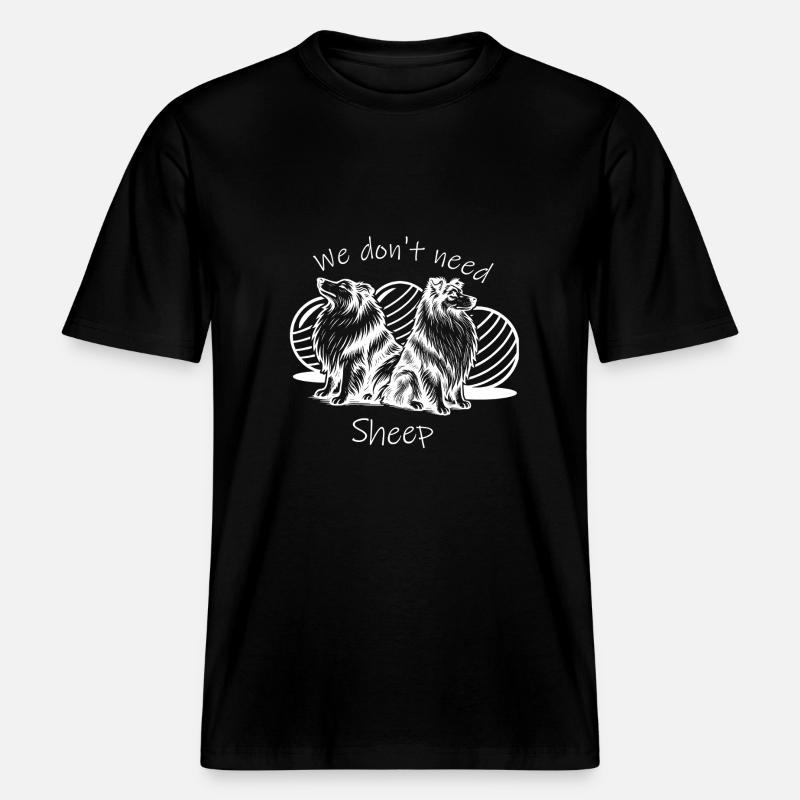 Driftball (blanc) avec texte -  T-shirt unisexe RELAXED FIT en coton bio - noir
