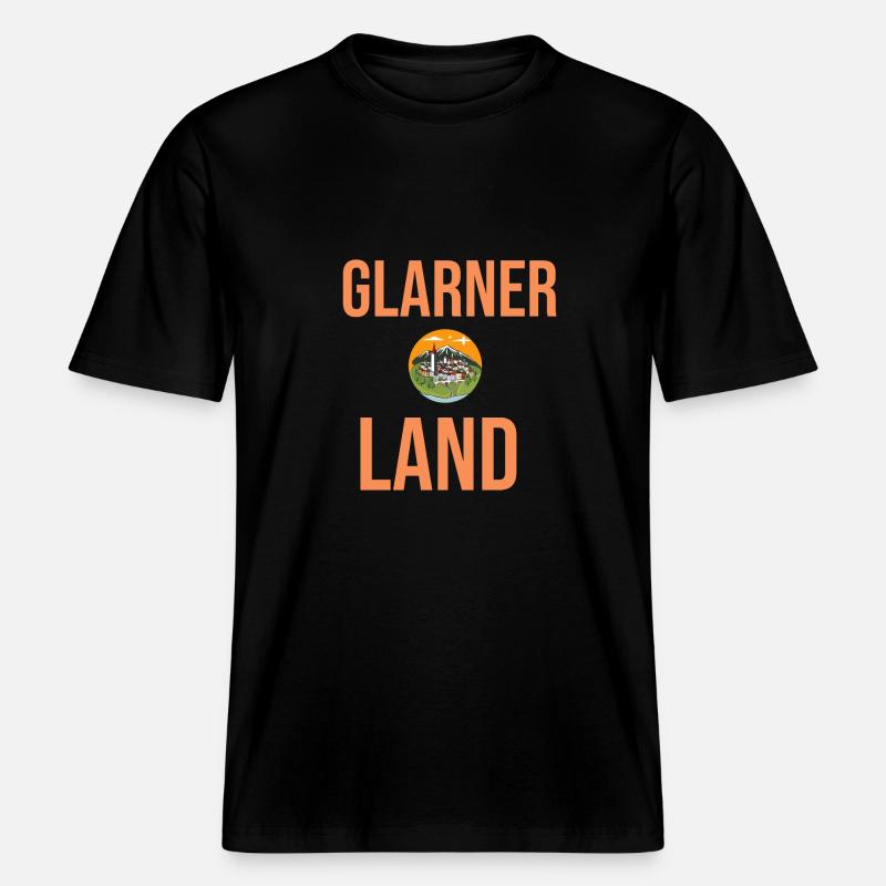 Glarus Gift Idea Glarus - RELAXED FIT Unisex Organic T-Shirt - black