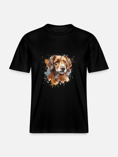 Hundeshirt - RELAXED FIT Unisex Organic T-Shirt - Schwarz