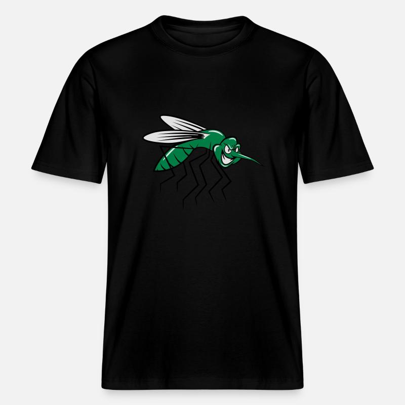 Mücke witzig comic -  RELAXED FIT Unisex Organic T-Shirt - Schwarz