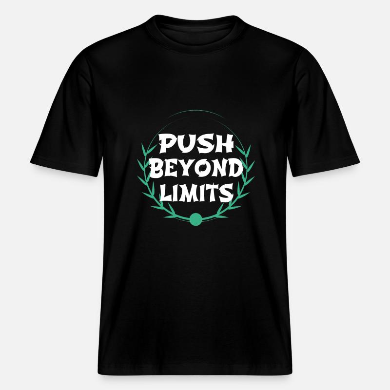 statement techniques -  RELAXED FIT Unisex Organic T-Shirt - black