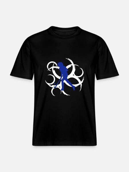 Hockeygirl -  RELAXED FIT Unisex Organic T-Shirt - black