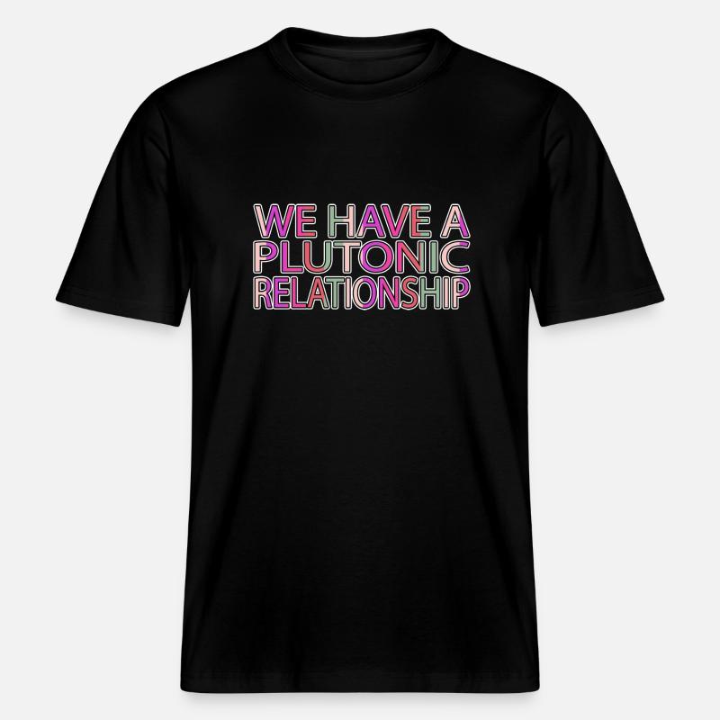blagues télescopes déclaration astronomie -  T-shirt unisexe RELAXED FIT en coton bio - noir