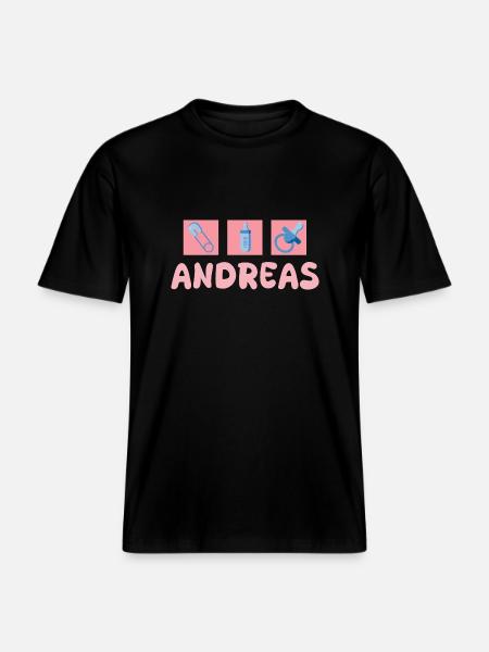 Pacifier Andreas - RELAXED FIT Unisex Organic T-Shirt - black