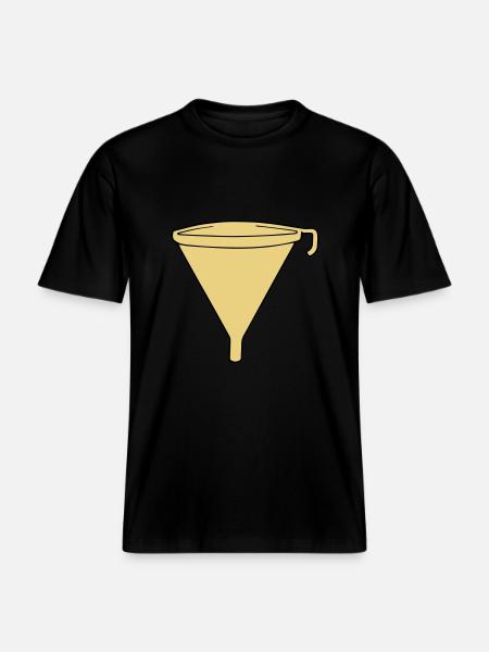 funell - RELAXED FIT Unisex Organic T-Shirt - black