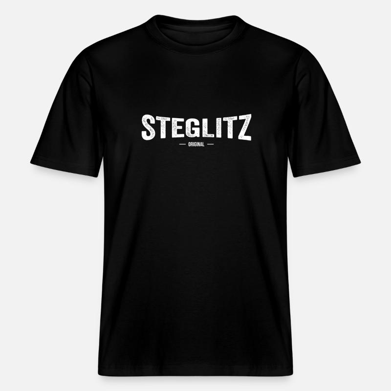 Steglitz Original -  RELAXED FIT Unisex Organic T-Shirt - Schwarz