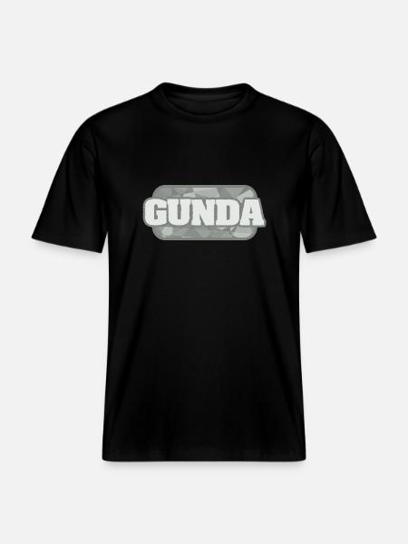 Gunda - RELAXED FIT Unisex Organic T-Shirt - black