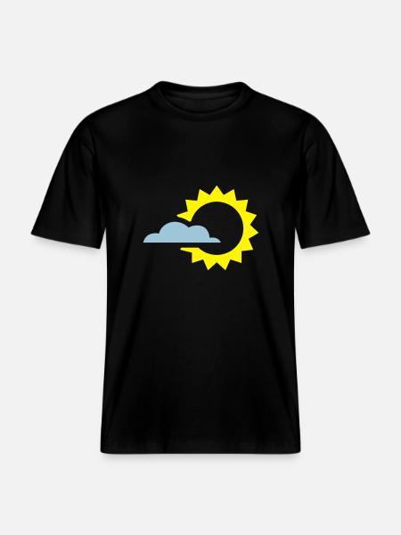 Wetter - RELAXED FIT Unisex Organic T-Shirt - Schwarz