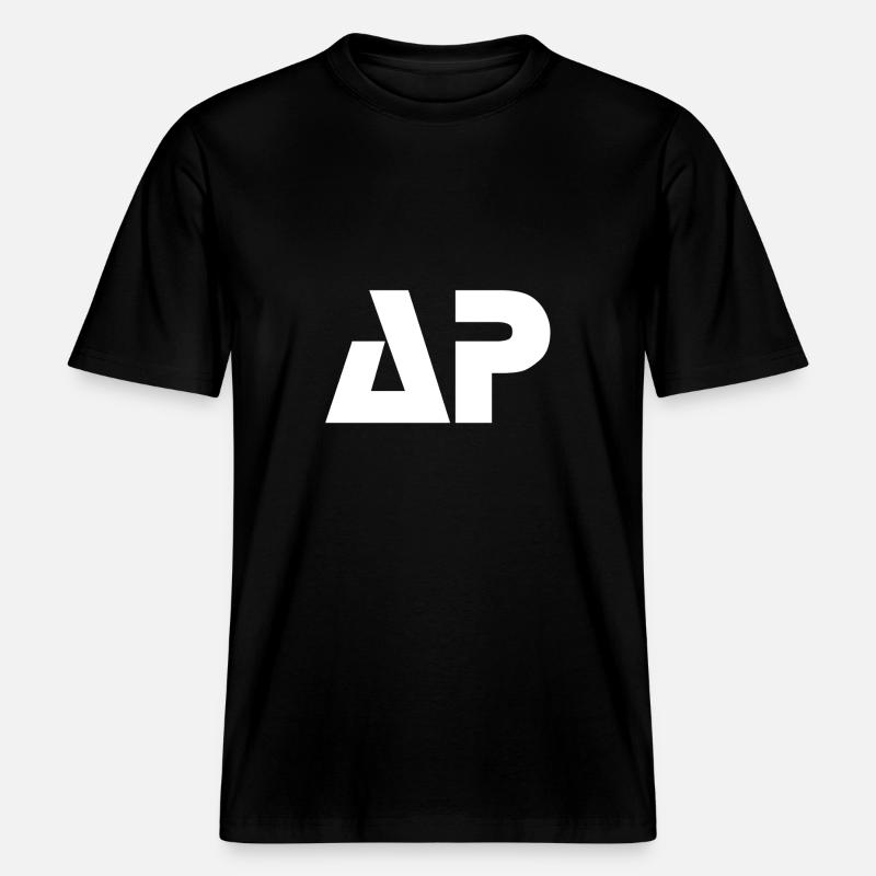 AP Blanc -  T-shirt unisexe RELAXED FIT en coton bio - noir