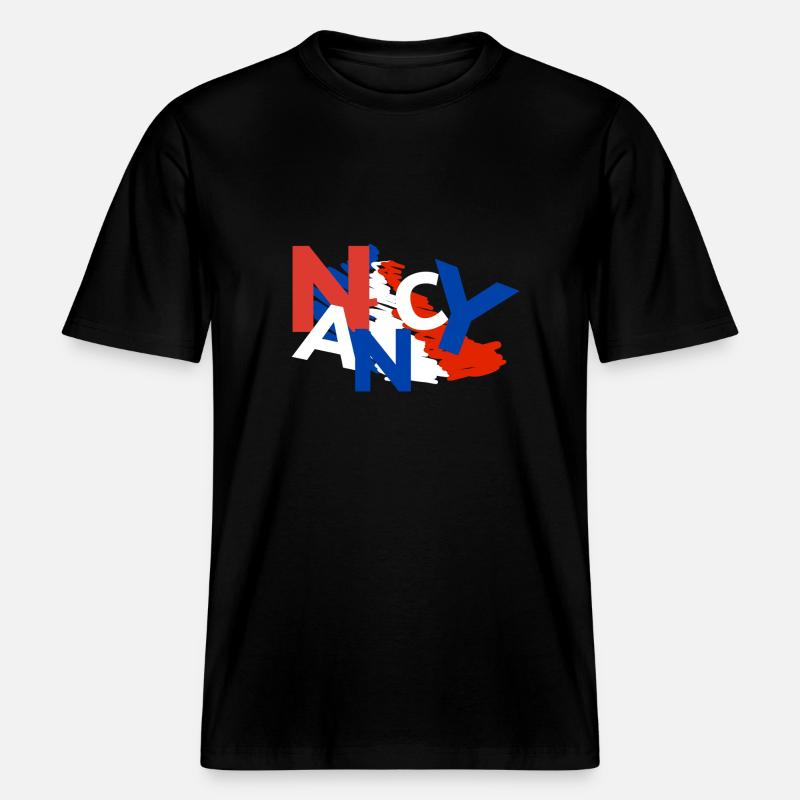 Nancy T-Shirt - Nancy Pullover -  RELAXED FIT Unisex Organic T-Shirt - Schwarz