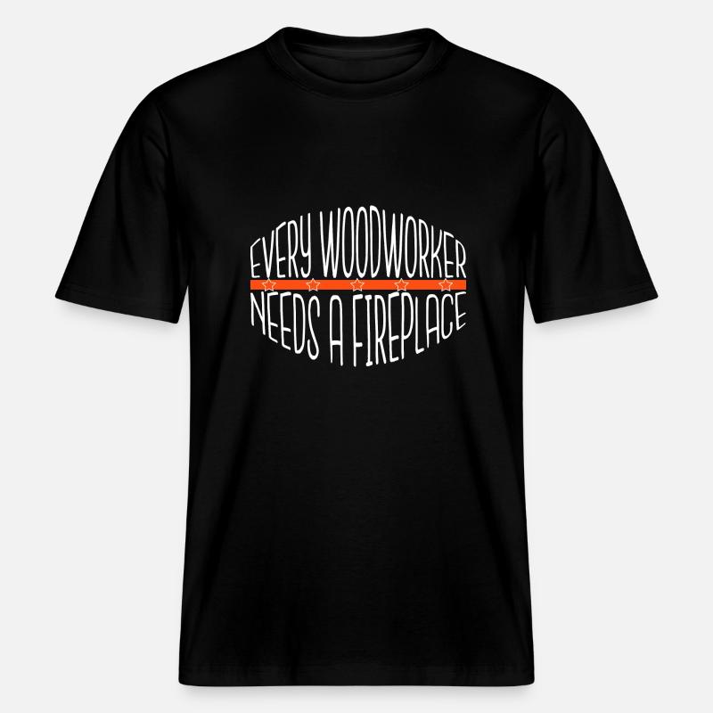 Apprentice Carpenter Funny Tshirts -  RELAXED FIT Unisex Organic T-Shirt - black