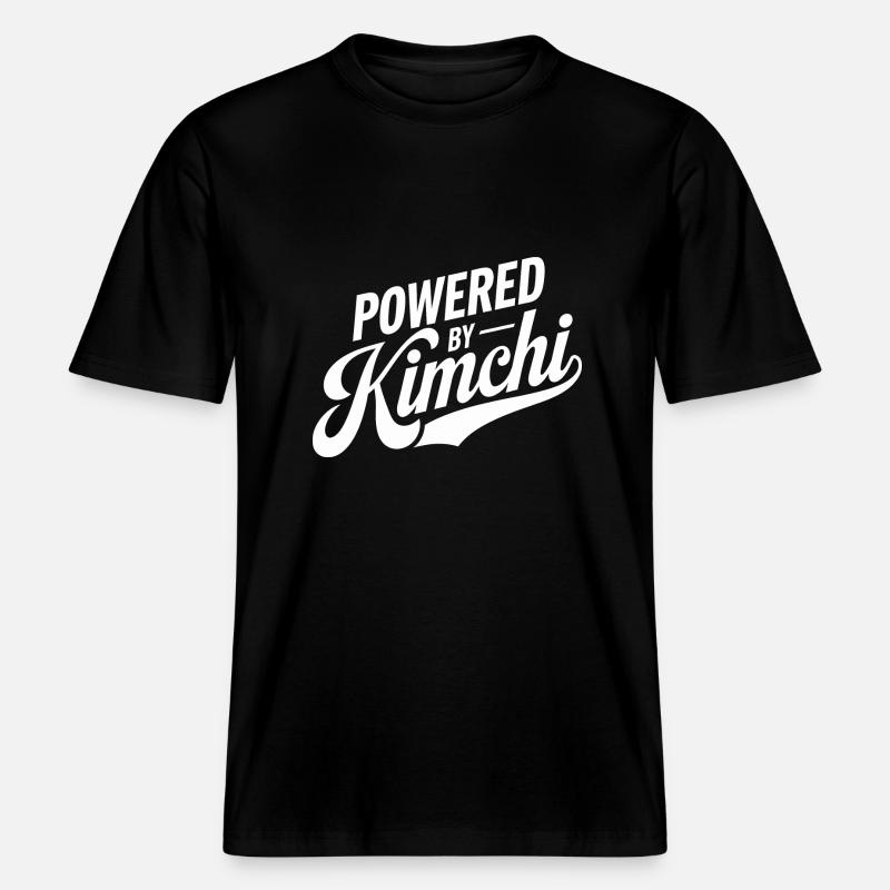 Kimchi – Votre source secrète d’énergie -  T-shirt unisexe RELAXED FIT en coton bio - noir