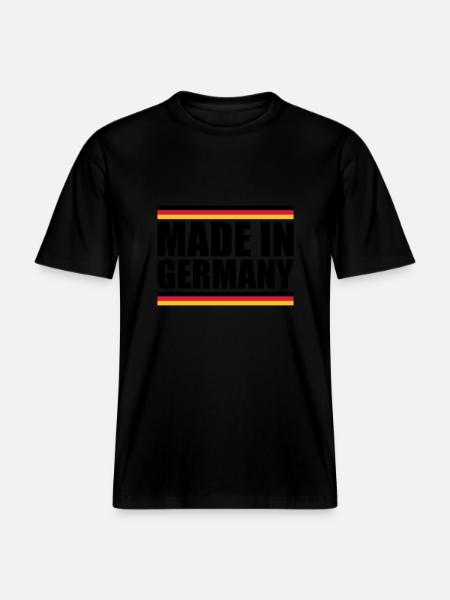 Made in Germany -  RELAXED FIT Unisex Organic T-Shirt - black