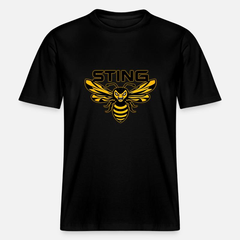 Sting : La Guêpe en colère - T-shirt unisexe RELAXED FIT en coton bio - noir