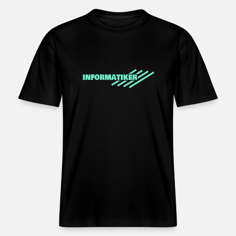 Informatiker -  RELAXED FIT Unisex Organic T-Shirt - Schwarz