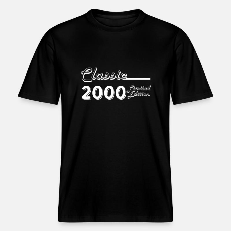 Classic 2000 édition limitée -  T-shirt unisexe RELAXED FIT en coton bio - noir