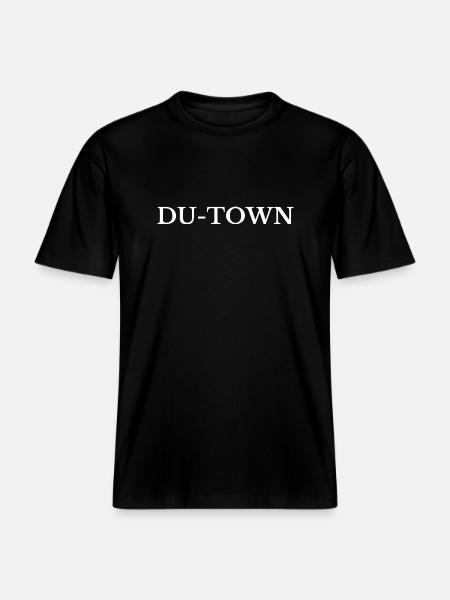 Duisburg DU-Town -  RELAXED FIT Unisex Organic T-Shirt - black