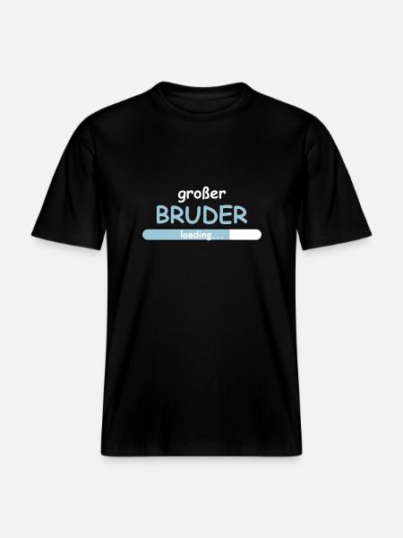 Großer Bruder -  RELAXED FIT Unisex Organic T-Shirt - Schwarz