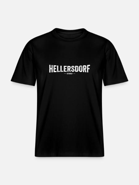 Hellersdorf Ostberlin -  RELAXED FIT Unisex Organic T-Shirt - Schwarz