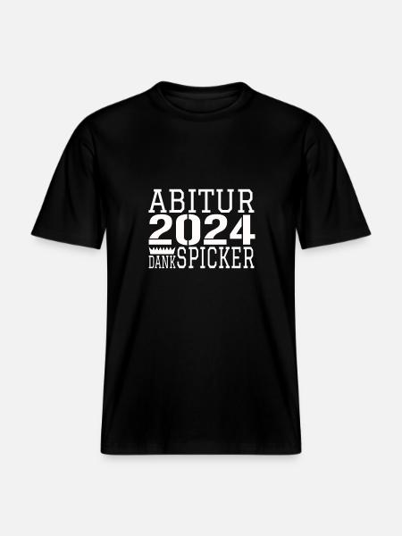 abitur spicker - RELAXED FIT Unisex Organic T-Shirt - Schwarz