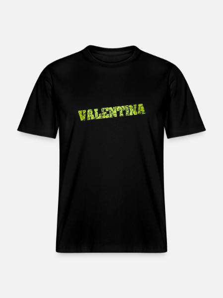 Name: Valentina -  RELAXED FIT Unisex Organic T-Shirt - black
