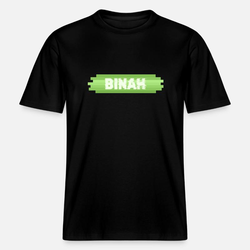 Geschenkidee Binah -  RELAXED FIT Unisex Organic T-Shirt - Schwarz