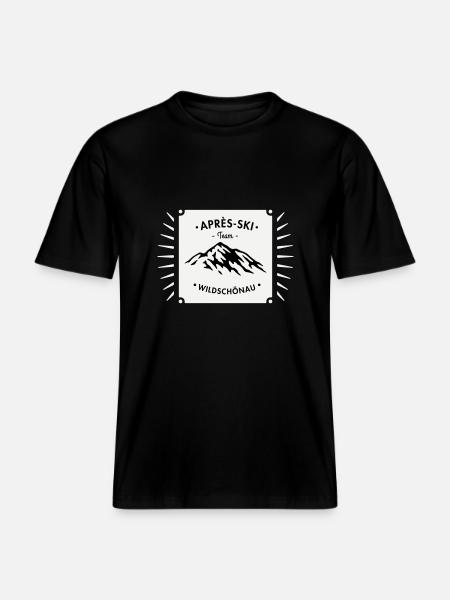 Après-Ski Wildschönau -  RELAXED FIT Unisex Organic T-Shirt - black