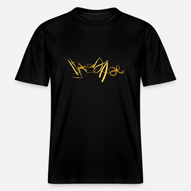 Saudade Longing Mélancolie Saudade - T-shirt unisexe RELAXED FIT en coton bio - noir