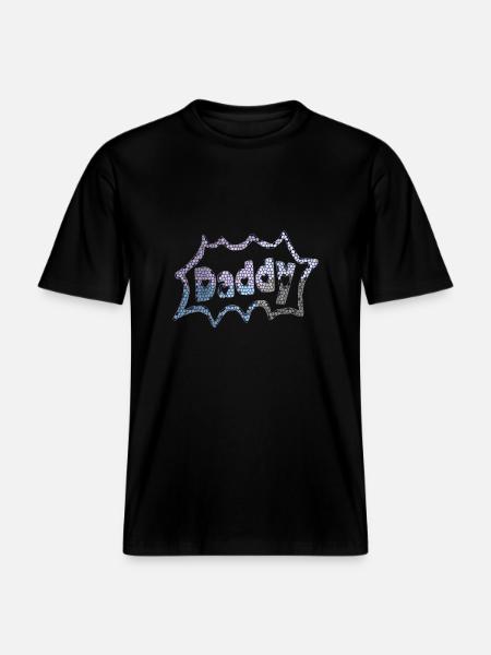 HerzefürDaddyII -  RELAXED FIT Unisex Organic T-Shirt - Schwarz