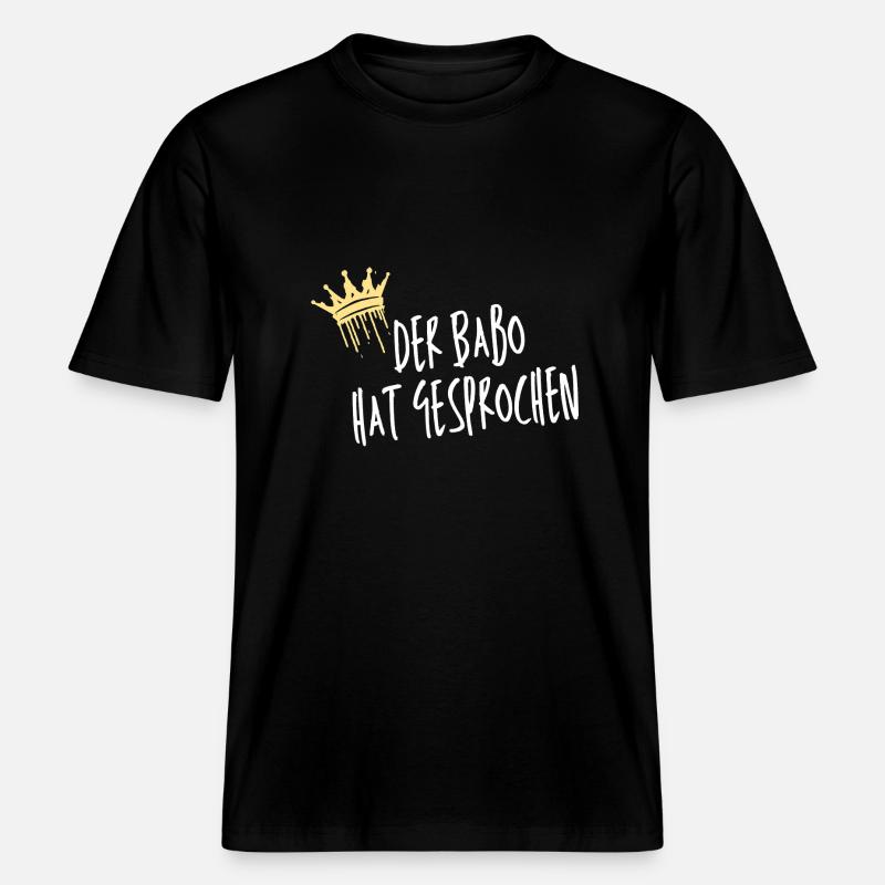 BaBo two -  RELAXED FIT Unisex Organic T-Shirt - Schwarz