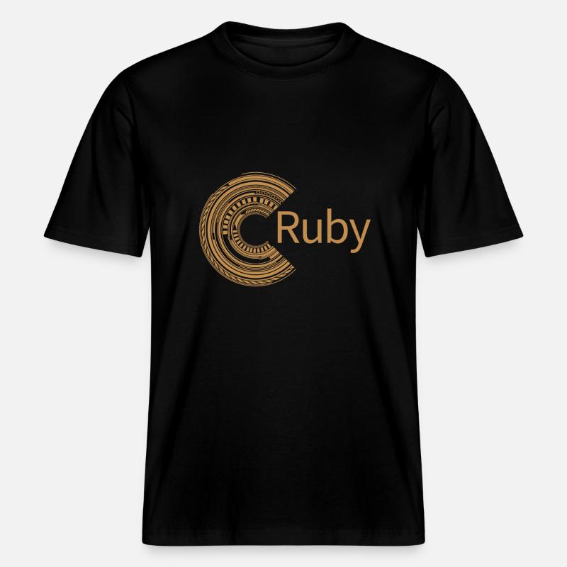 Für Ruby -  RELAXED FIT Unisex Organic T-Shirt - Schwarz
