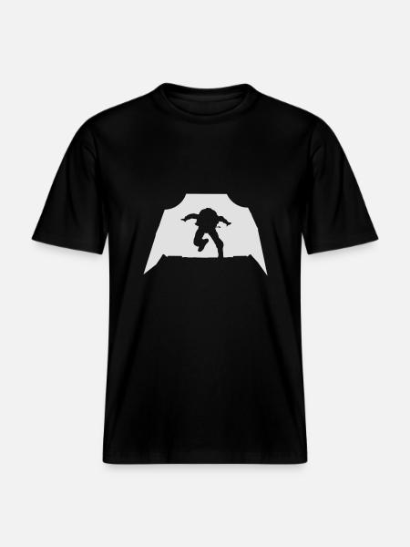 Skydiving - Parachuting - RELAXED FIT Unisex Organic T-Shirt - black