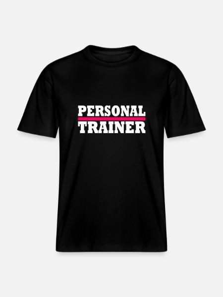 Personal trainer -  RELAXED FIT Unisex Organic T-Shirt - black