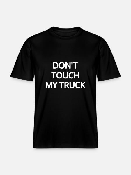 Camion - T-shirt unisexe RELAXED FIT en coton bio - noir
