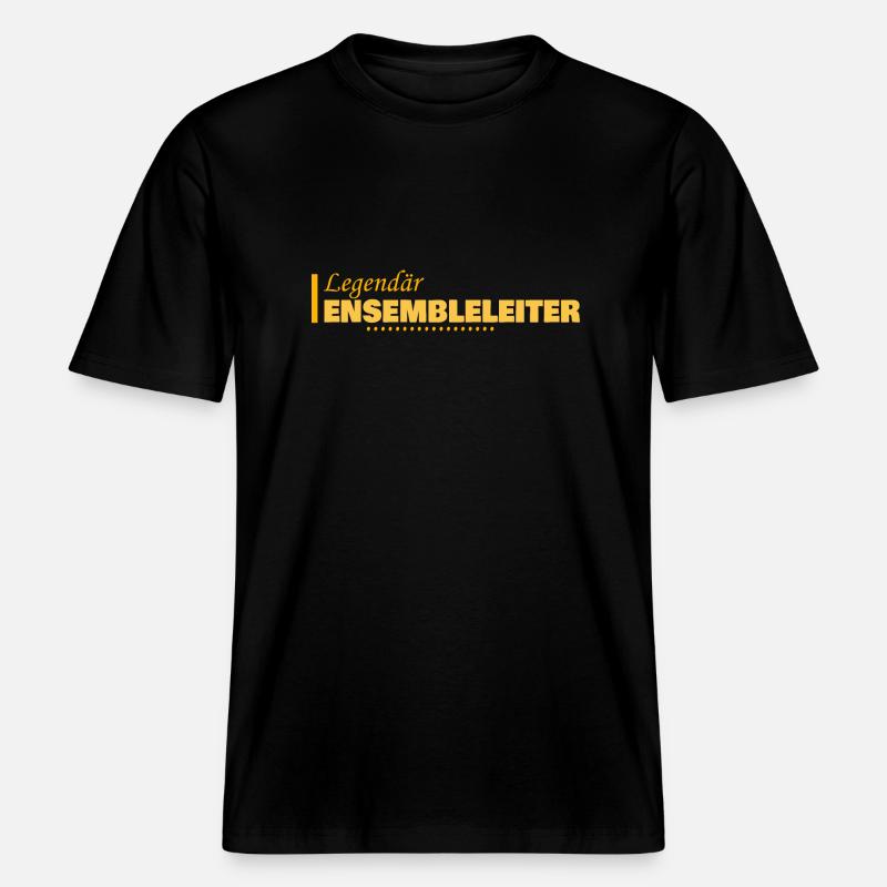 Beruf Ensembleleiter -  RELAXED FIT Unisex Organic T-Shirt - Schwarz