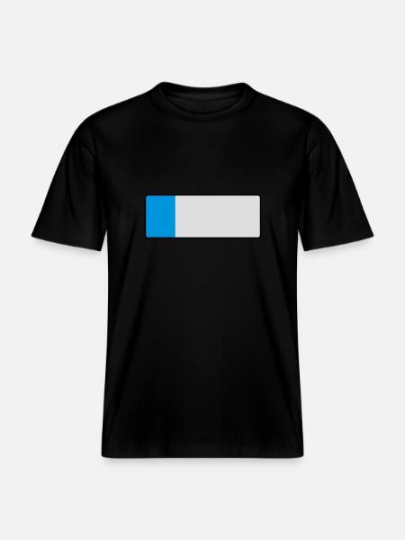 _blank_kurz -  RELAXED FIT Unisex Organic T-Shirt - black