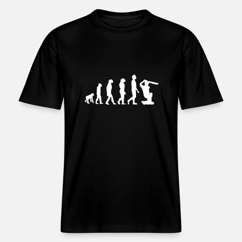 Cricket Évolution -  T-shirt unisexe RELAXED FIT en coton bio - noir
