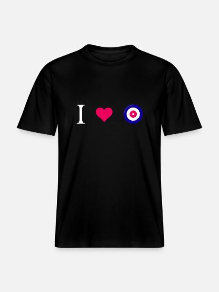 Curling, Curling, Curler, Curling-Love - T-shirt unisexe RELAXED FIT en coton bio - noir