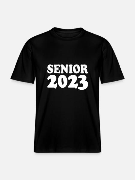 Senior 2023 -  RELAXED FIT Unisex Organic T-Shirt - Schwarz
